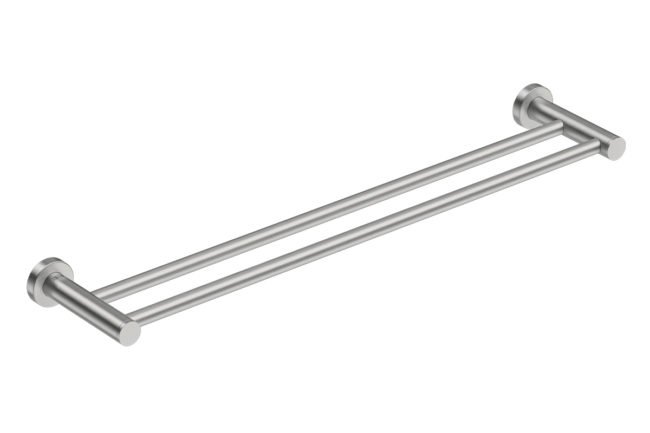 Double Towel Bar 650mm/25inch 4682 - Brushed Stainless Steel - Bathroom Butler bathroom accessories