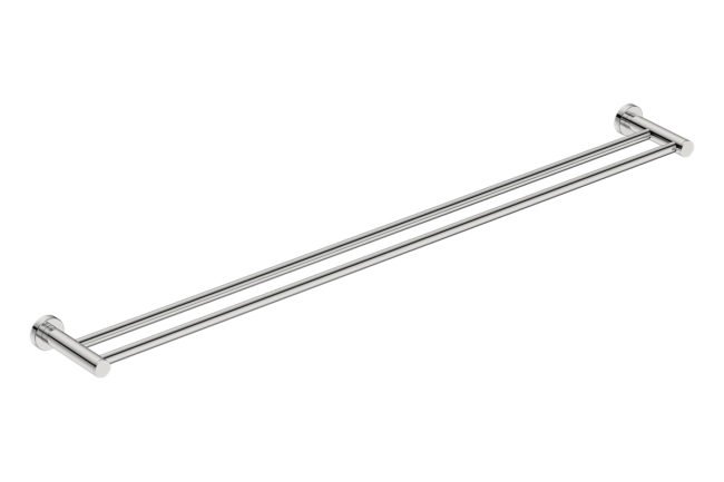 Double Towel Bar 1100mm/43inch 4688 - Polished Stainless Steel - Bathroom Butler bathroom accessories