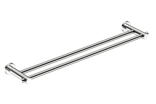 Double Towel Bar 650mm/25inch 4882 - Polished Stainless Steel - Bathroom Butler bathroom accessories