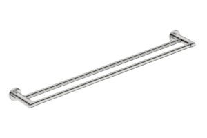 Double Towel Bar 800mm 8285 - Polished Stainless Steel - Bathroom Butler bathroom accessories