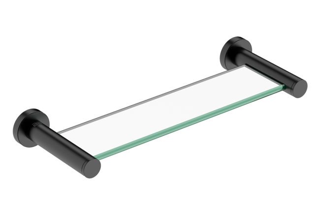 Glass Shelf 13inch 4625 - Matte Black Stainless Steel - Bathroom Butler bathroom accessories