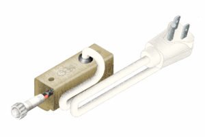 Plug-In Kit for Heated towel racks Square in Champagne Gold Finish