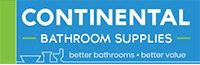 Continental Bathroom Supplies map logo