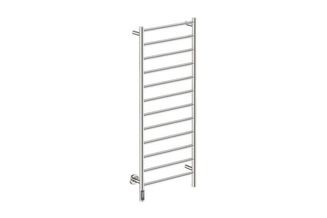 Bathroom Butler Heated Towel Rail NATURAL 12 Bar 500mm Straight TDC