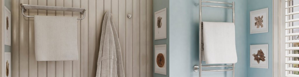 The difference between heated towel racks and towel warmers - Blog Post