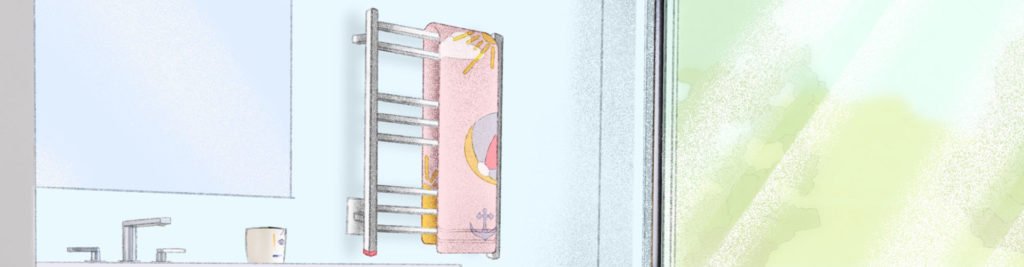 Why you need a heated towel rack in summer - blog post