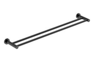 Double Towel Bar 800mm/32inch 4685 - Matte Black - Bathroom Butler bathroom accessories