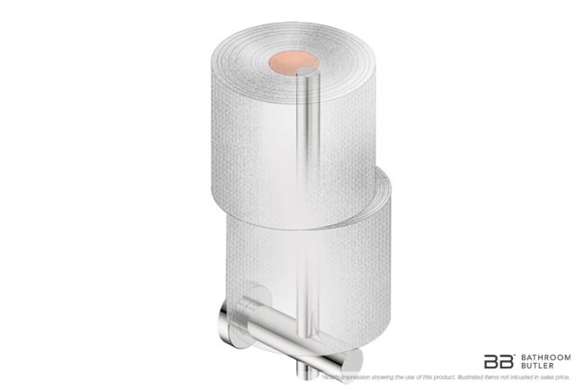Spare Paper Holder 4804 showing artists impression of toilet rolls