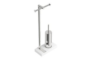 Toilet Butler Duo 9108 – Polished Stainless Steel - Bathroom Butler bathroom accessories