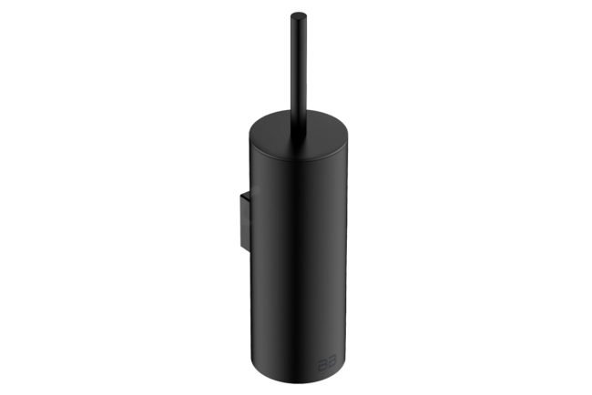 Toilet Brush and Holder Wall Mounted 9135 – Matte Black - Bathroom Butler bathroom accessories