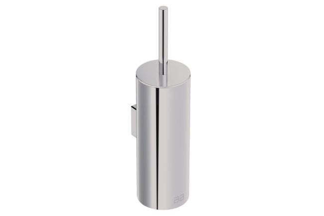 Toilet Brush and Holder Wall Mounted 9135 – Polished Stainless Steel - Bathroom Butler bathroom accessories