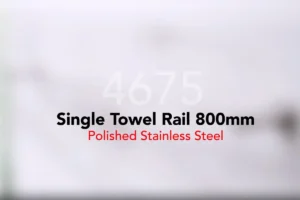 Bathroom Butler Single Towel Rail 800mm (4675)
