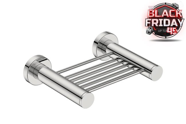 Black Friday - Soap Rack 4630 – Polished Stainless Steel - Bathroom Butler bathroom accessories
