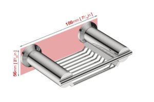 Wall foot print dimensions for Soap Rack 5830