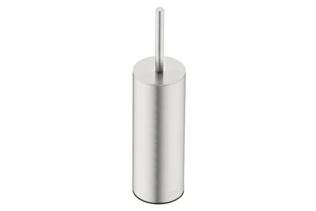 9136 Toilet Brush and Holder floor standing Brushed Stainless Steel